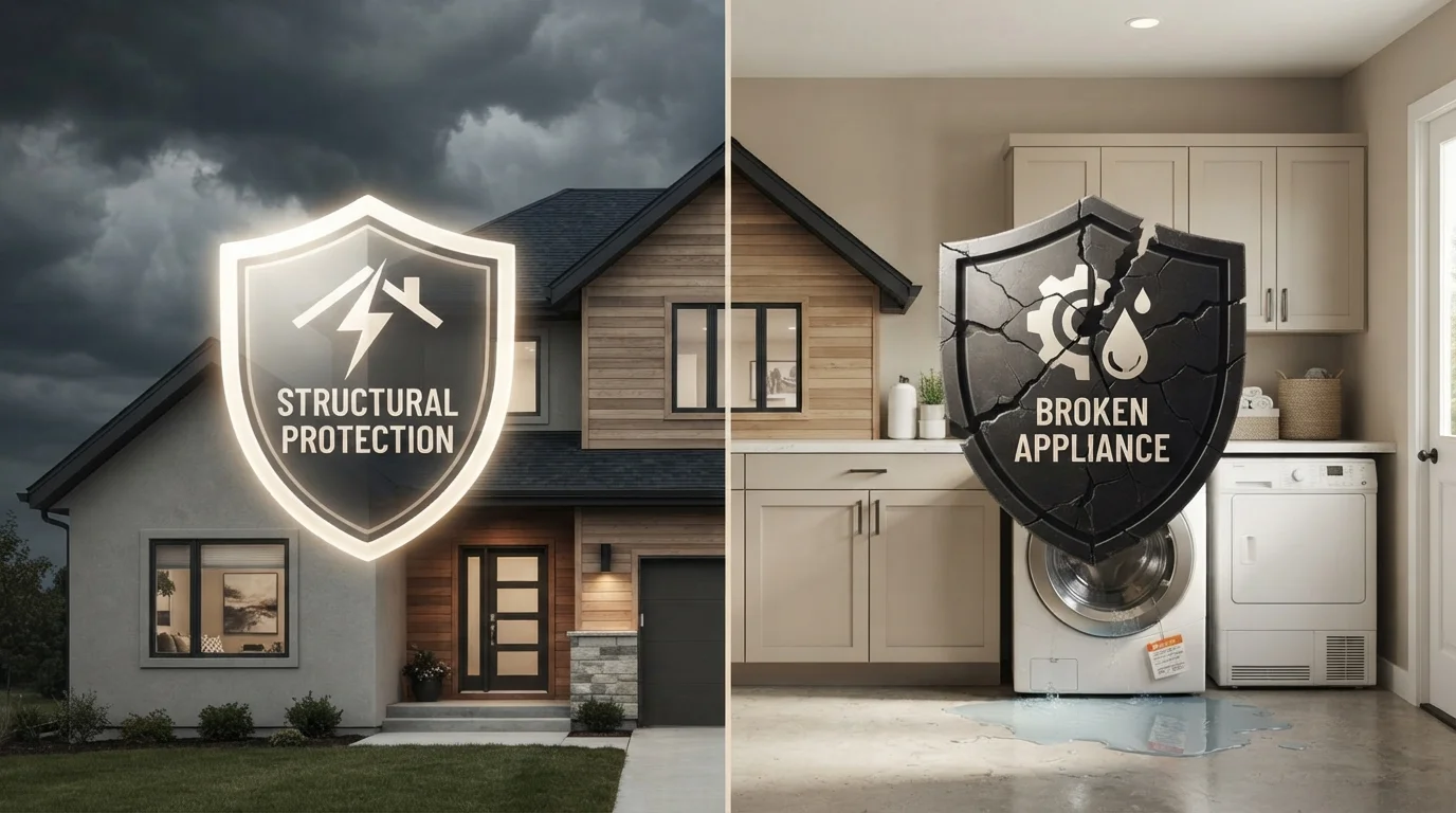 Home Warranty vs. Homeowner's Insurance: Two Very Different Protections