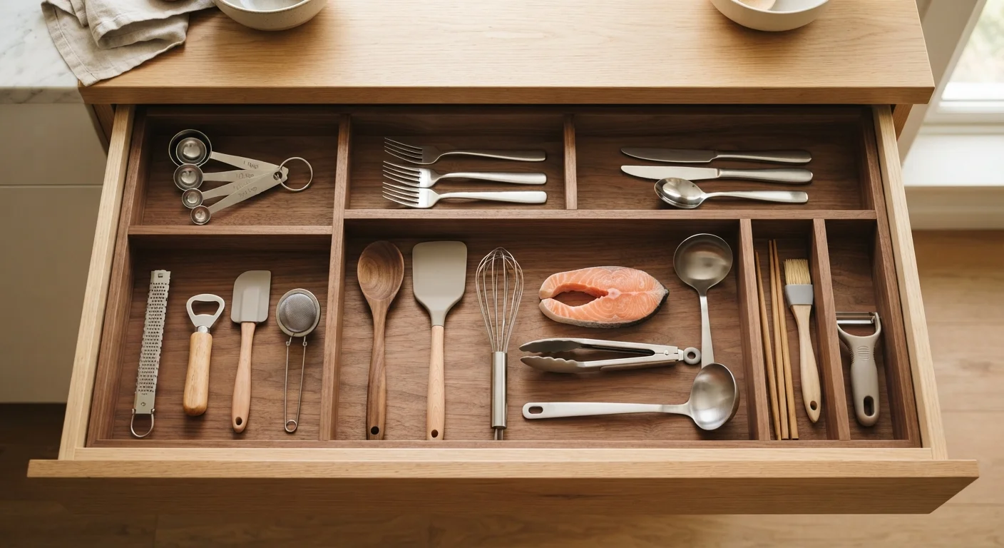 Kitchen Drawer Chaos: Reorganizing the Most-Used Space in Your Home
