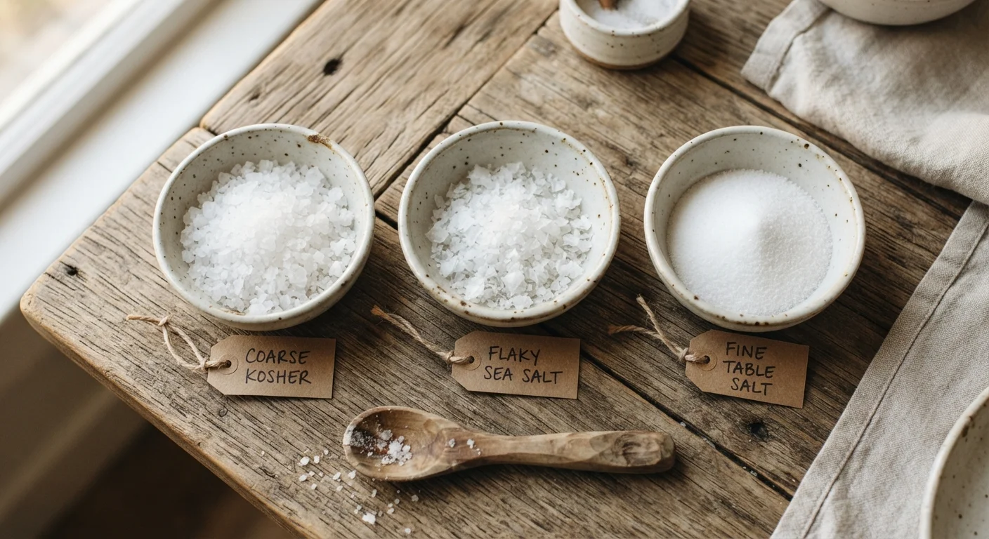 Salt Is Not One Thing: A Plain-Language Guide to Seasoning