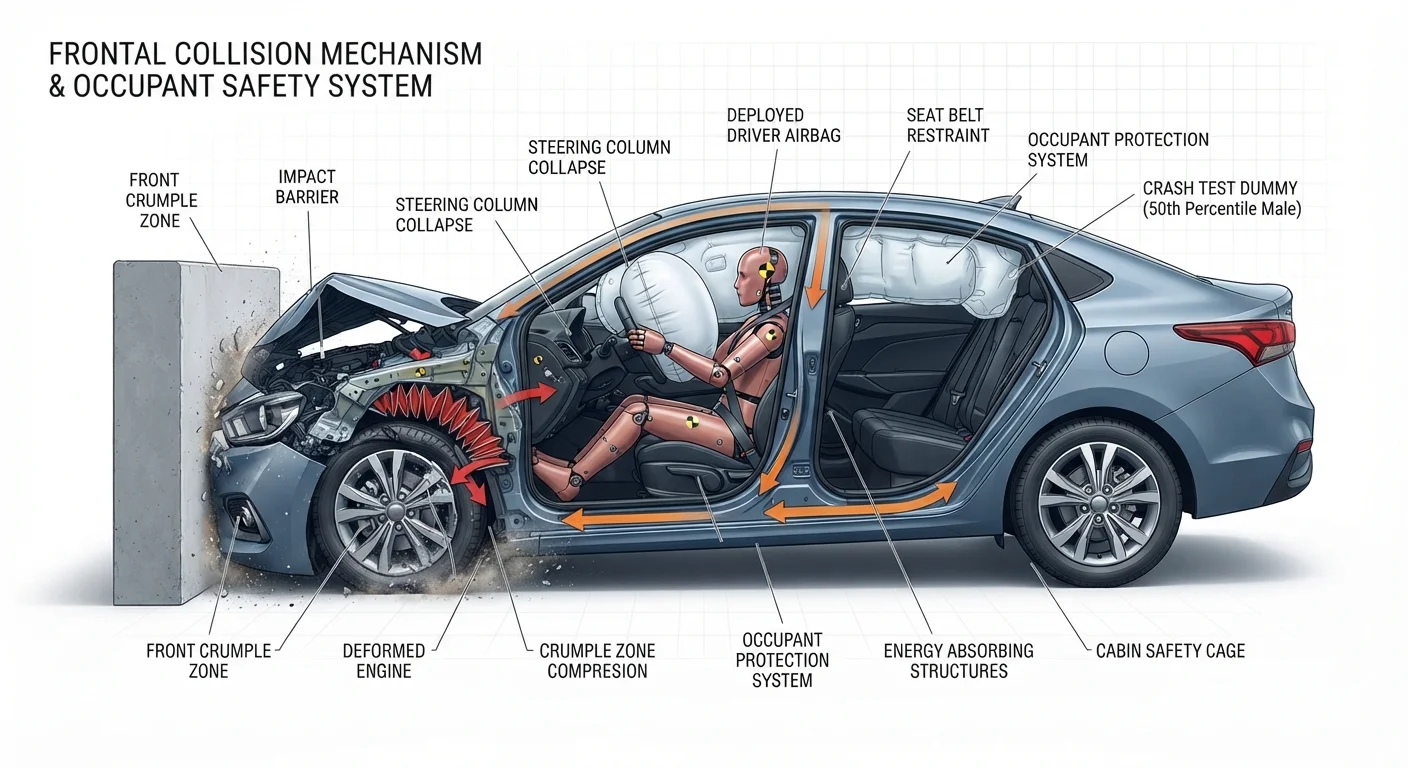 Seat Belts, Airbags, and Crumple Zones: How Modern Cars Absorb a Crash