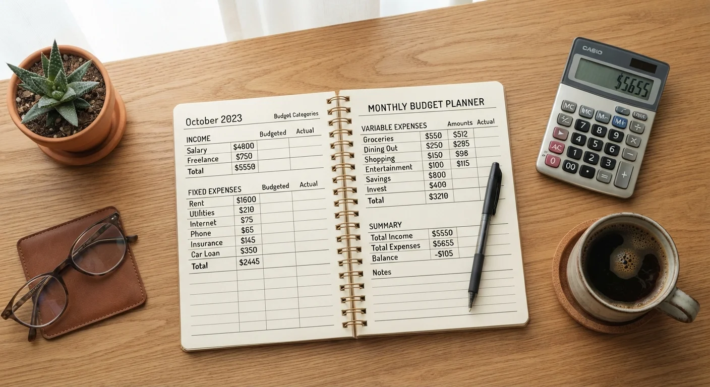 Setting Up a Monthly Budget From Your Take-Home Pay