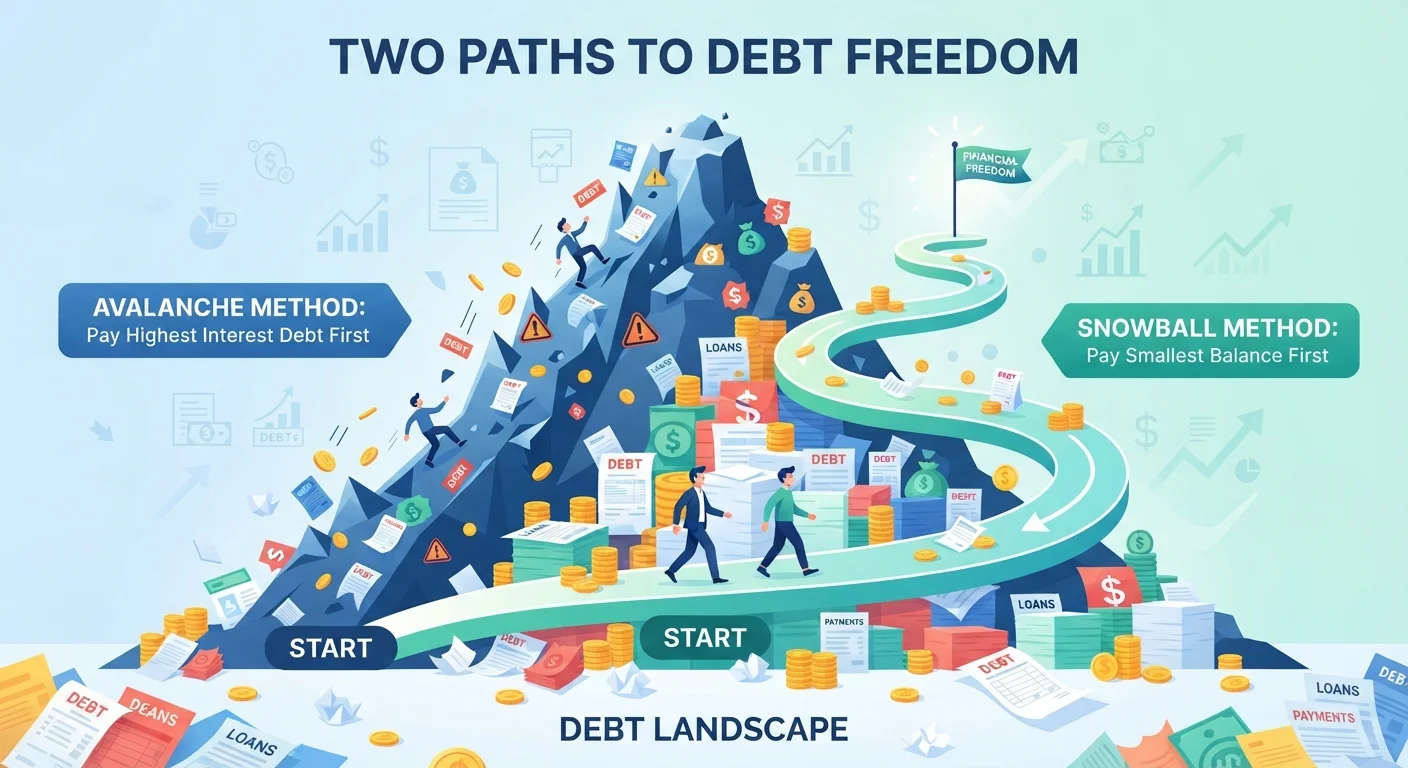 The Debt Avalanche vs. Debt Snowball: Two Payoff Strategies Compared
