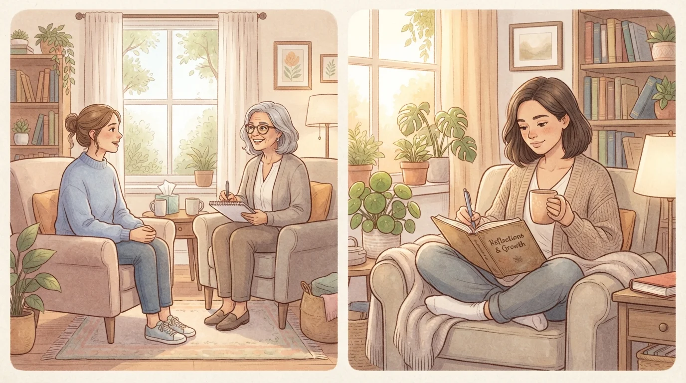 Therapy vs. Self-Help: Understanding When Each Makes Sense