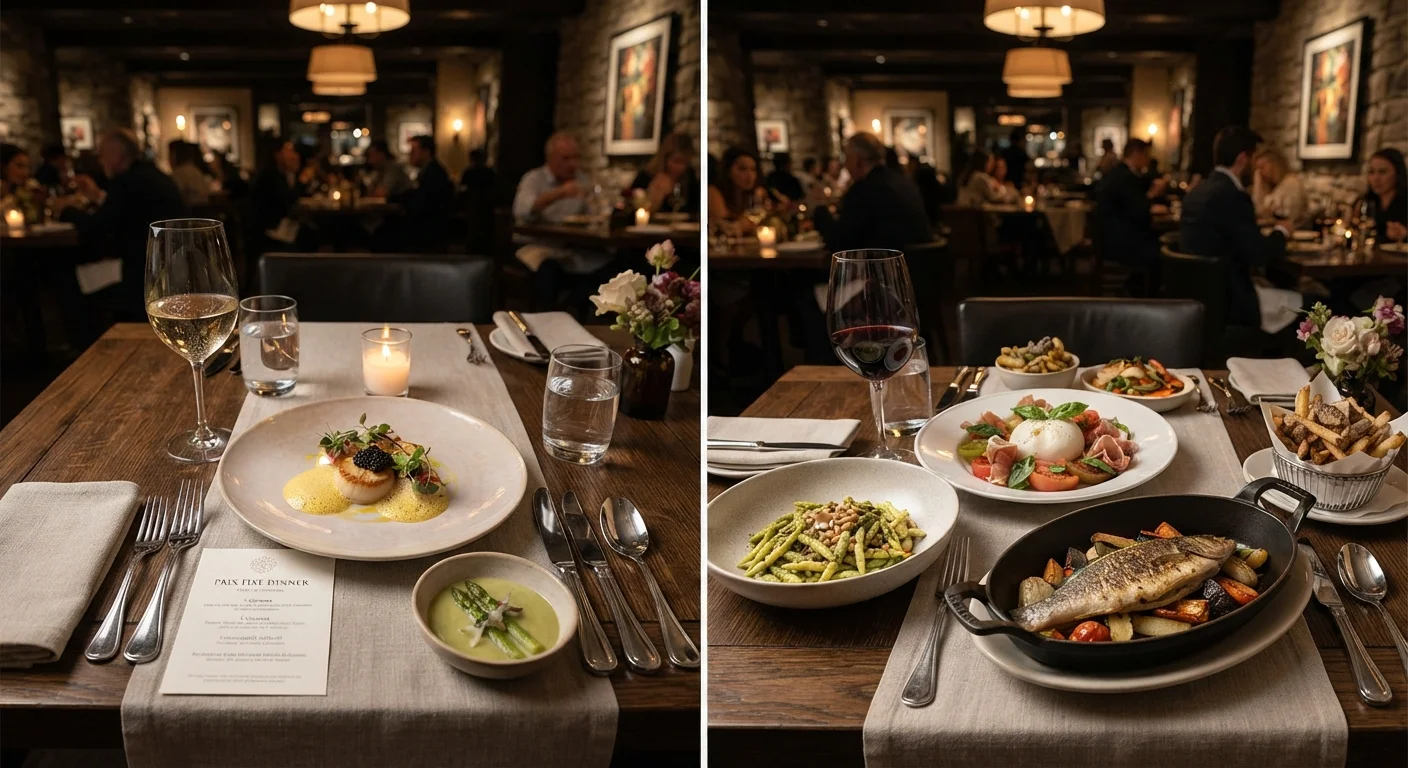 Why Prix Fixe and À La Carte Feel So Different—and When Each Makes Sense